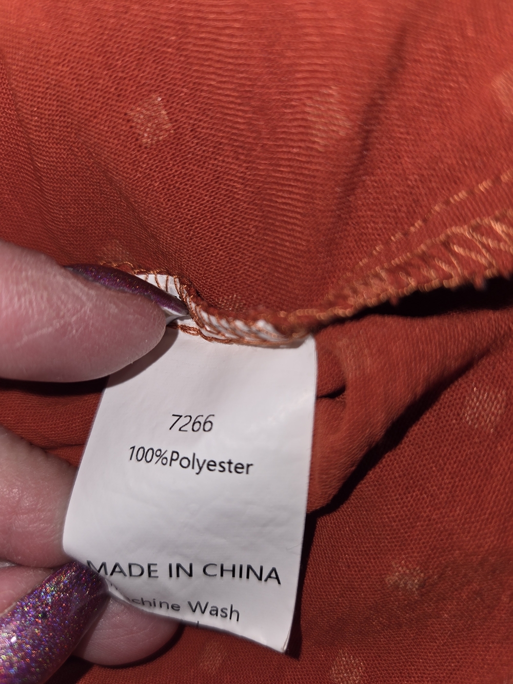 Women's Rust Ruffle Strap‎ Tank Top - Picture 5 of 7